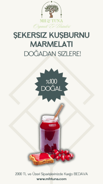 ŞEKERSİZ KUŞBURNU MARMELATI